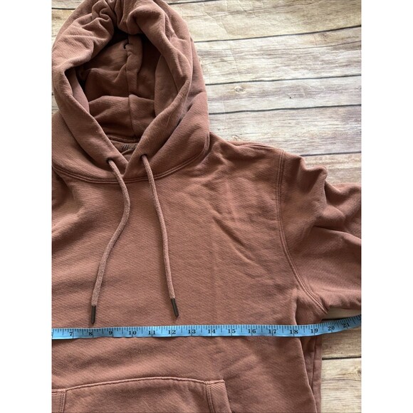 Madewell Women’s Small Dusty Pink 365 Ootoya Relaxed Raglan Sleeve Hoodie - Picture 4 of 7